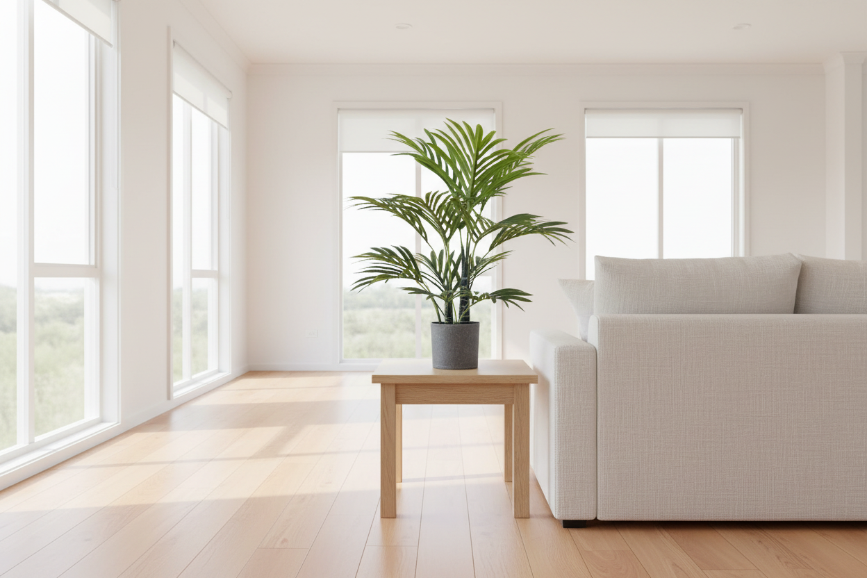 Mini Palm in Modern Australian Living Room