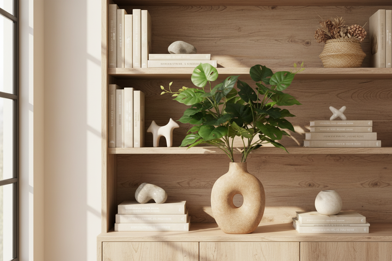 Monstera Adansonii Bookshelf