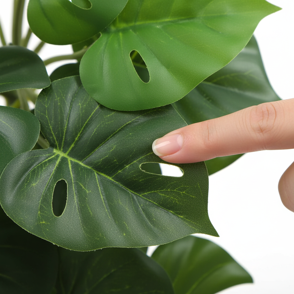 Monstera Adansonii Leaf Detail