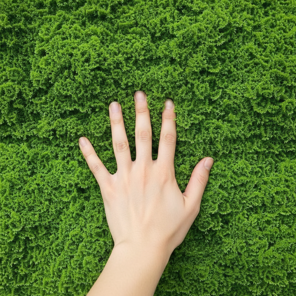 Moss Panel Texture Close-up Retry