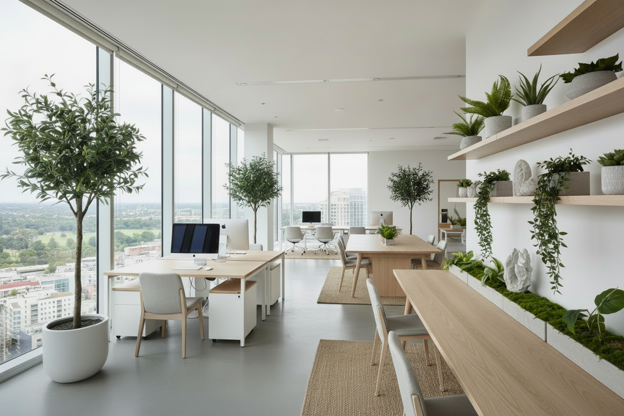 Office hero — no text