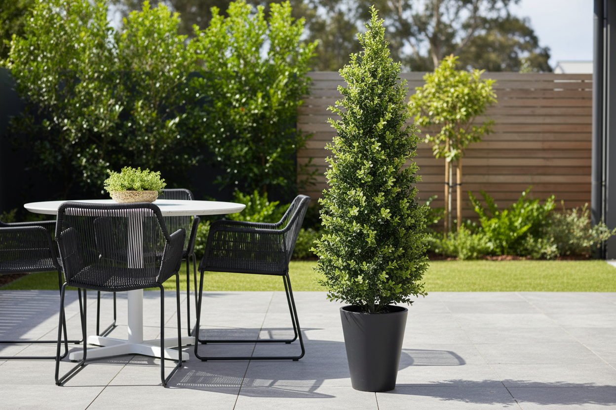 Outdoor patio furniture scale