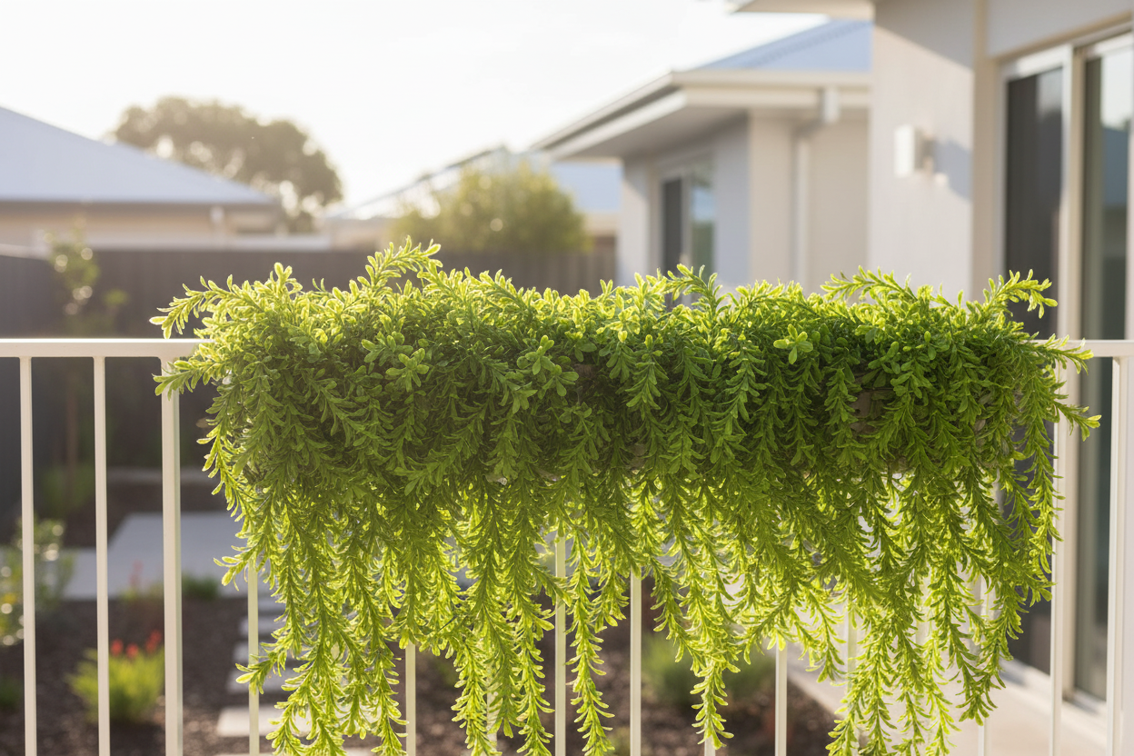 Outdoor veranda railing