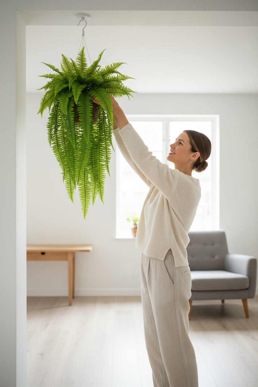 Person scale - Boston hanging fern v3