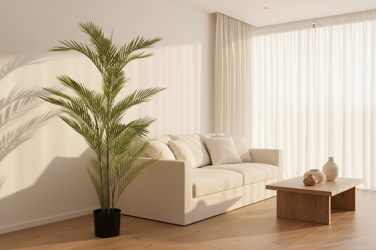 Phoenix Palm in Modern Australian Living Room