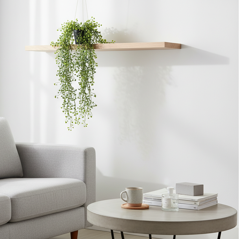 Potted Hanging Pearls Living Room