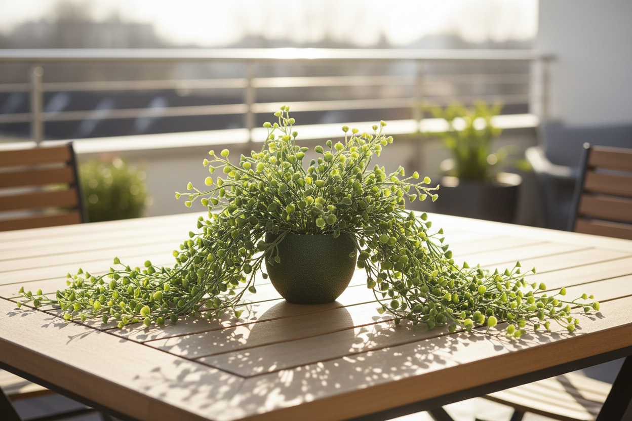 Potted Hanging Pearls Outdoor