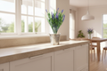 Purple lavender kitchen