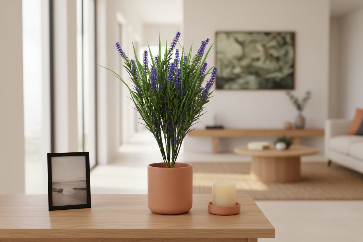 Purple Lavender Living Room
