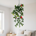 Red Mixed Foliage Bedroom Portrait