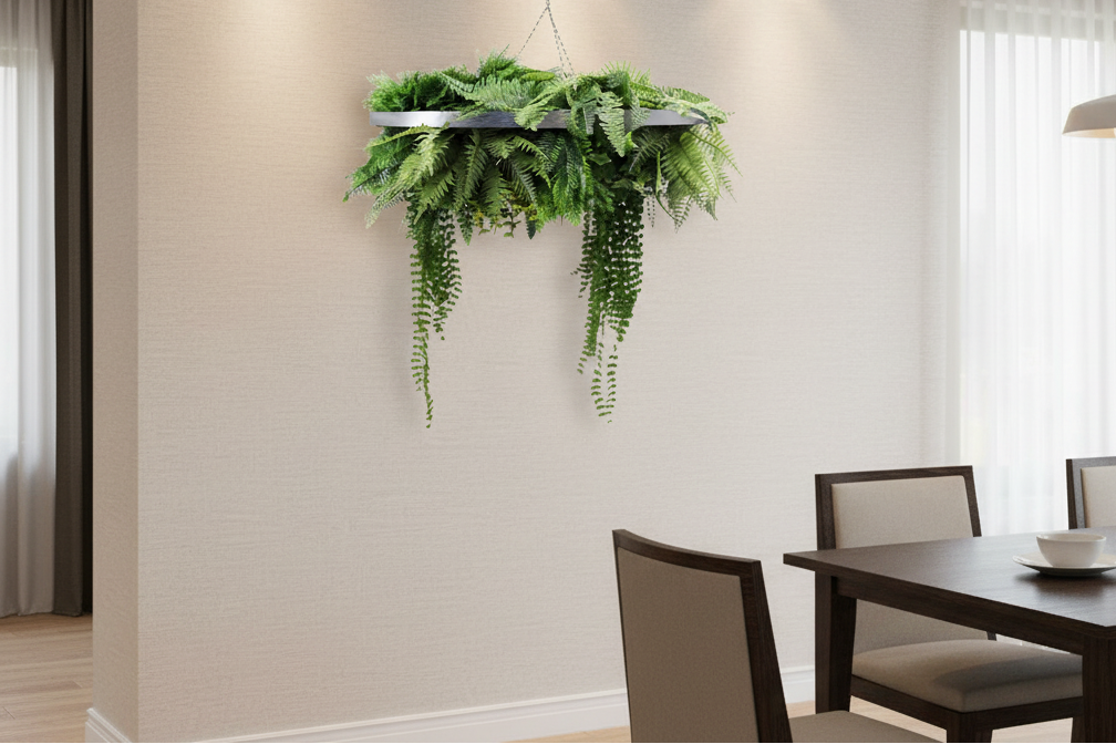 Silver Wall Disc Dining Room