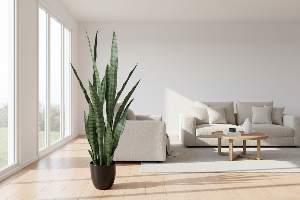 Snake Plant in Modern Australian Living Room