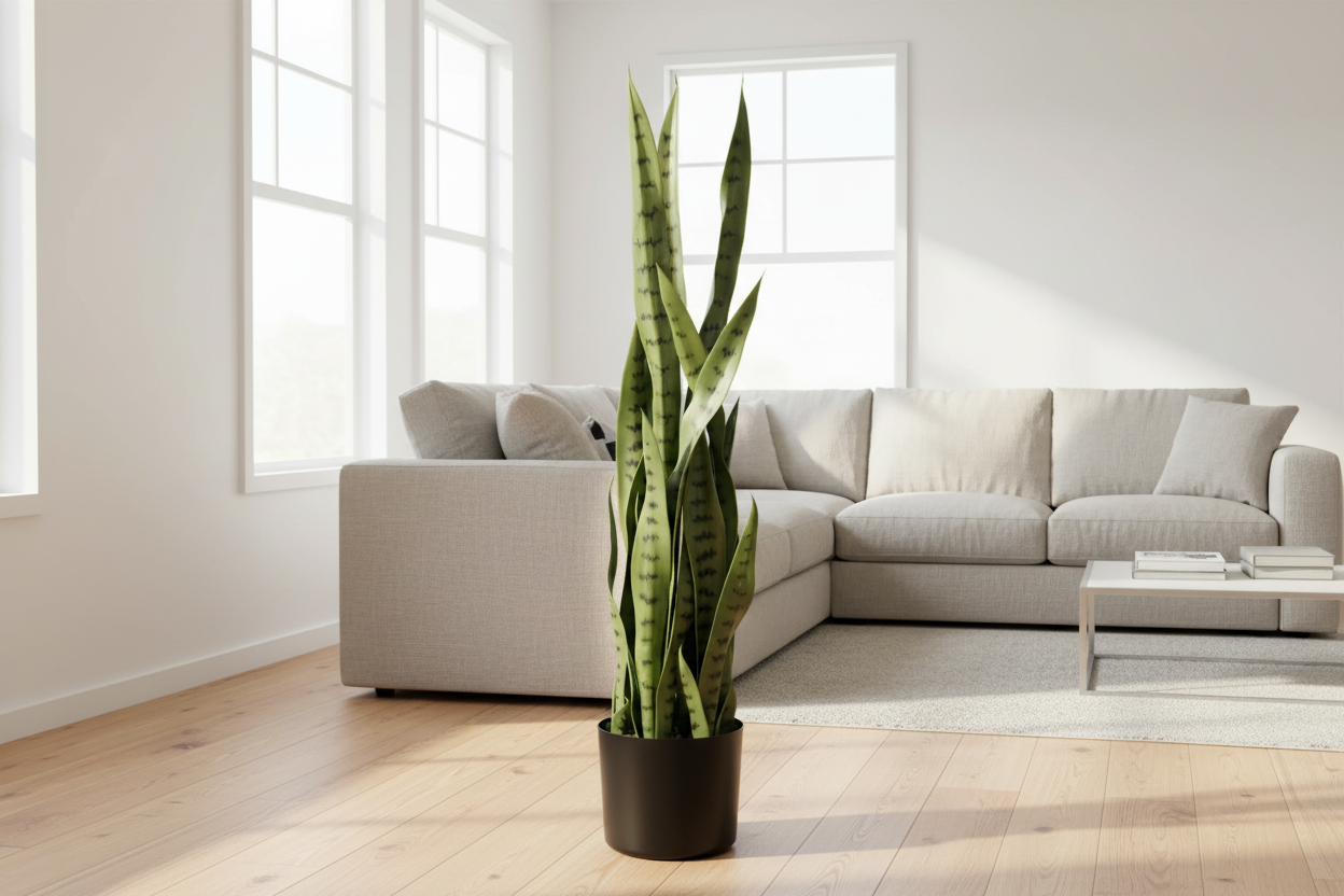 Snake Plant in Modern Australian Living Room