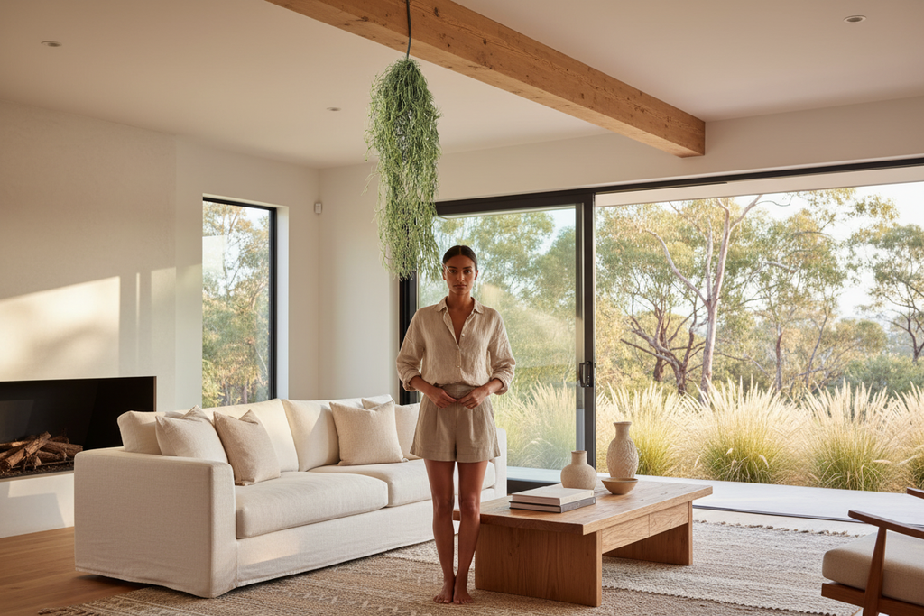 Spanish Moss Ceiling Beam