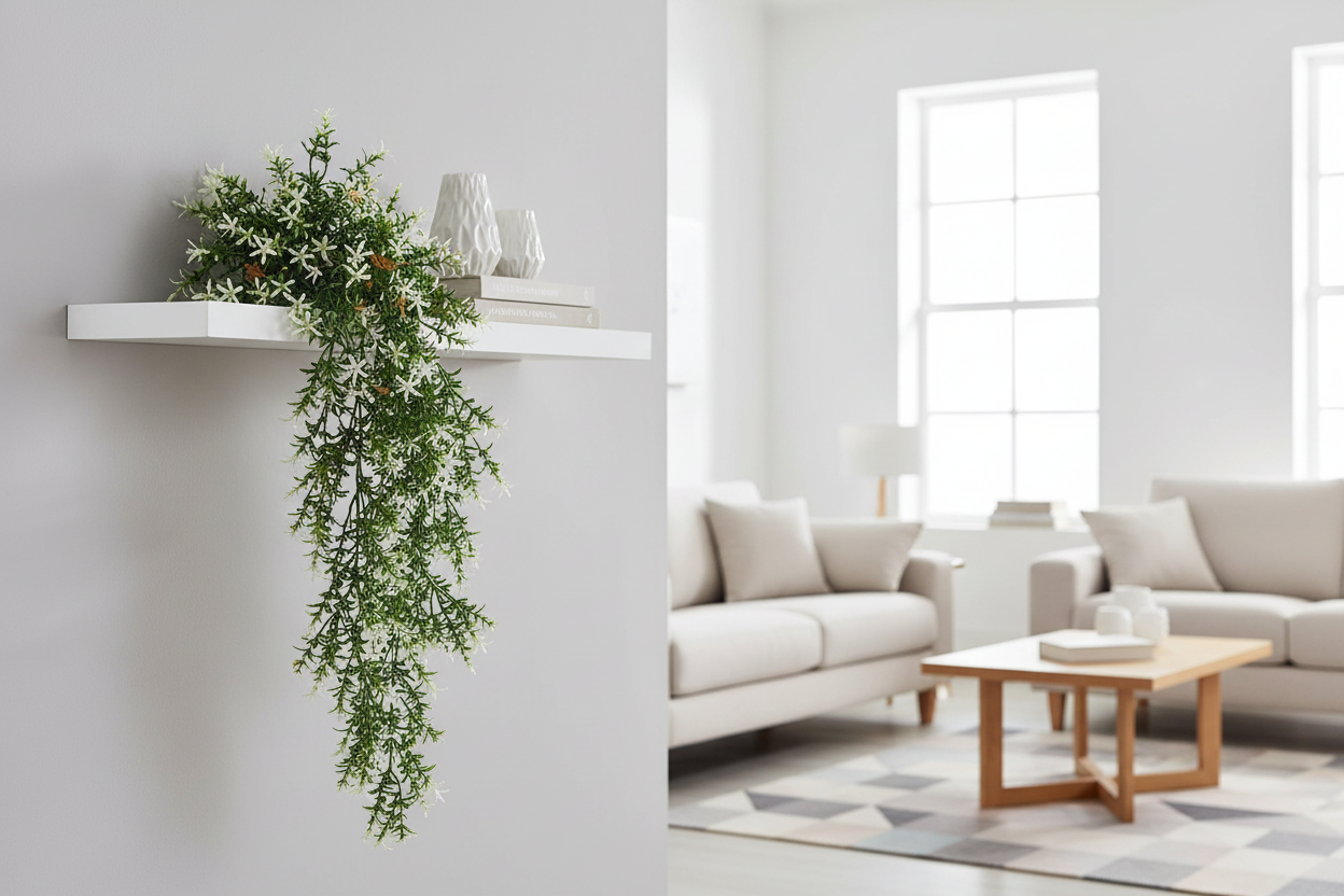 Star Jasmine Vine Living Room