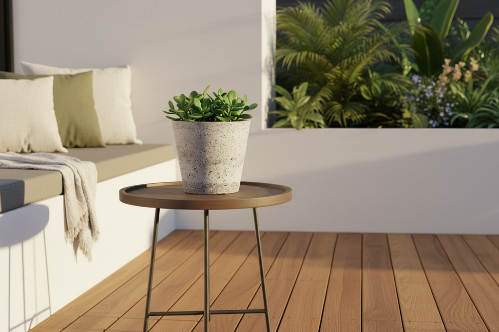 Stone Pot – Outdoor Patio