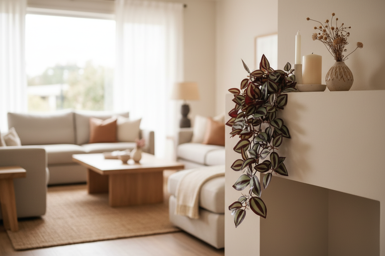 Tradescantia Mantel