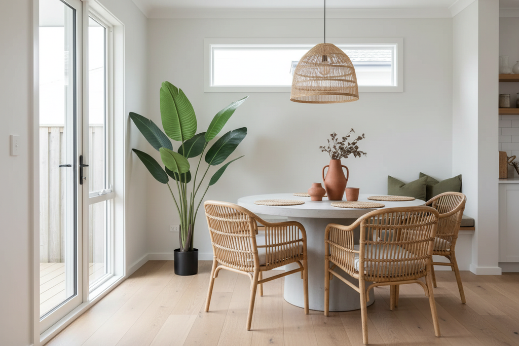 Travellers Palm in Modern Australian Dining Room