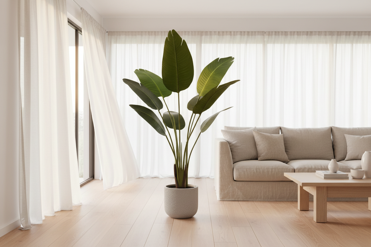 Travellers Palm in Modern Australian Living Room