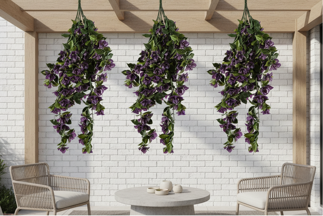 Triple pergola Mediterranean