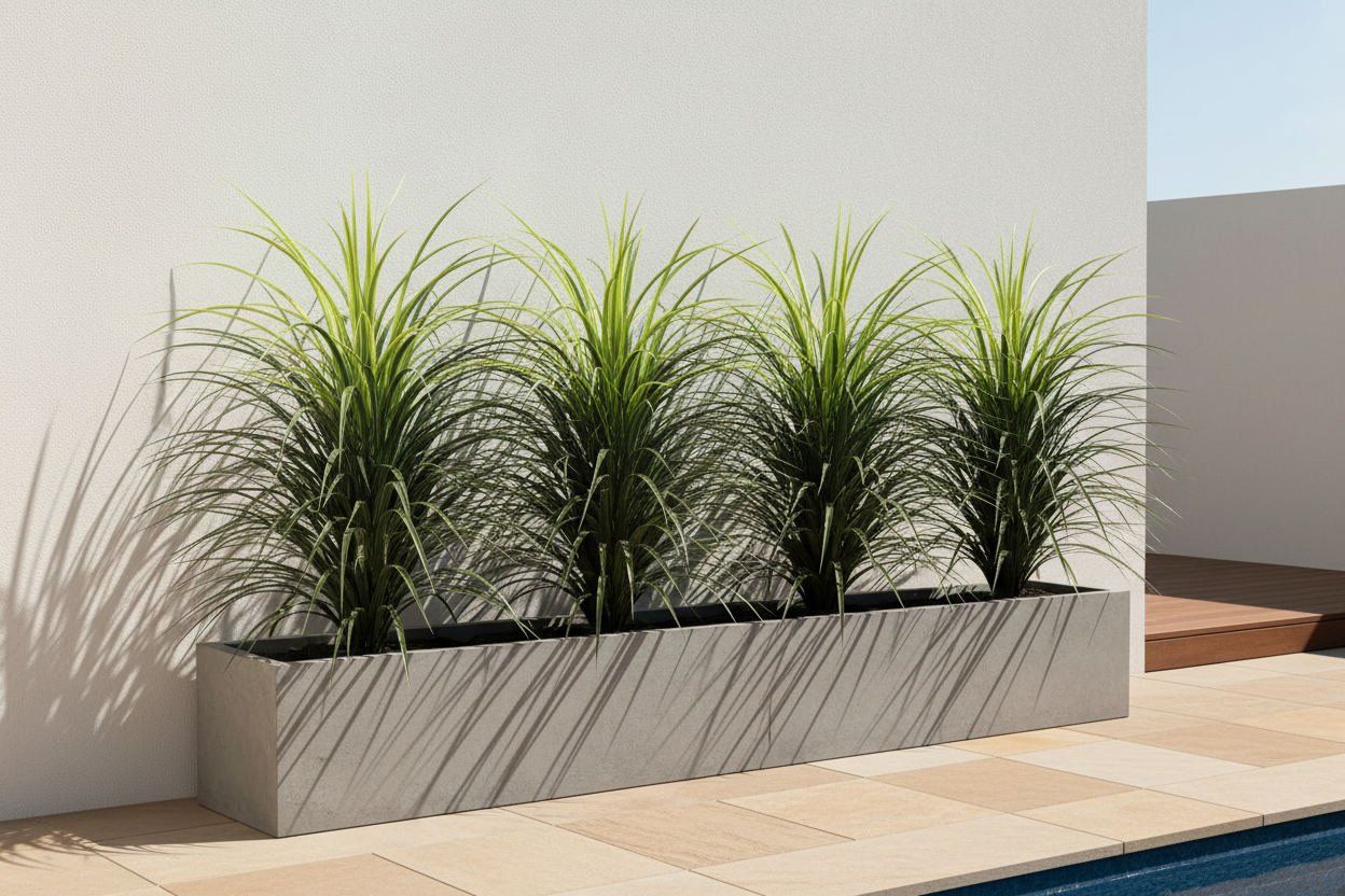 Triple trough planter