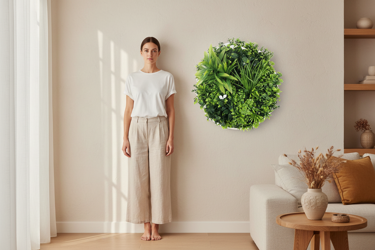 White Disc 100cm Living Room