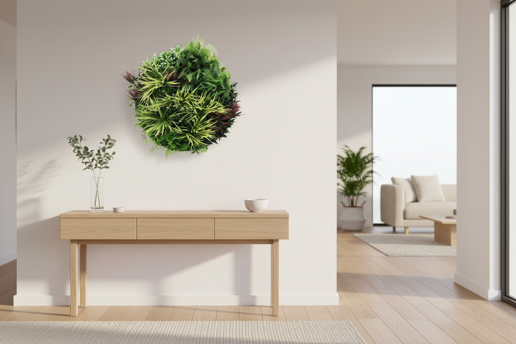 White disc console