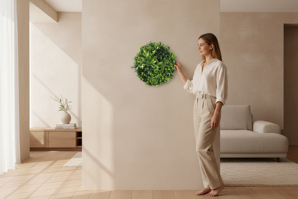White Disc Living Room