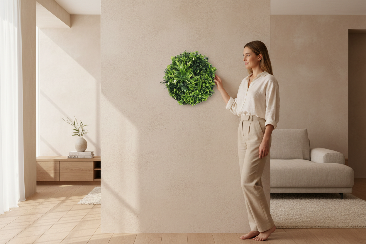 White Disc Living Room