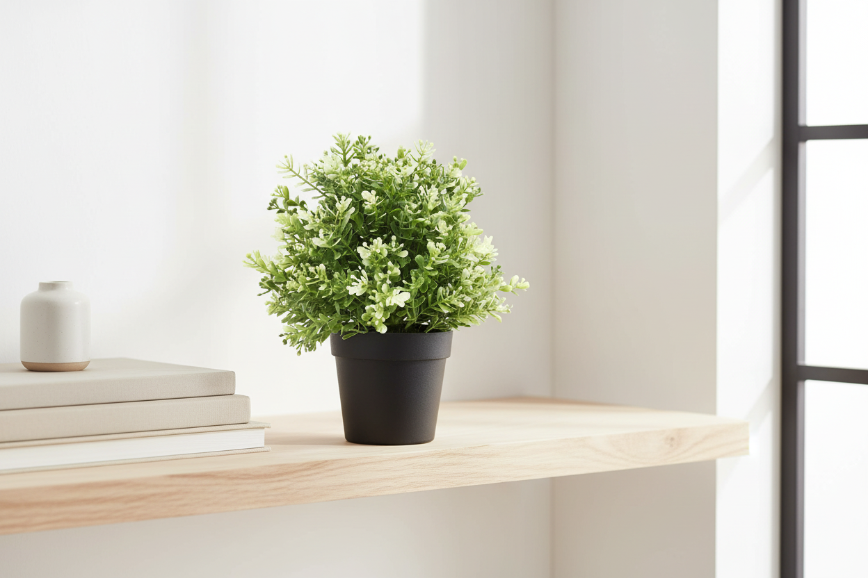 White Jade Plant Desk