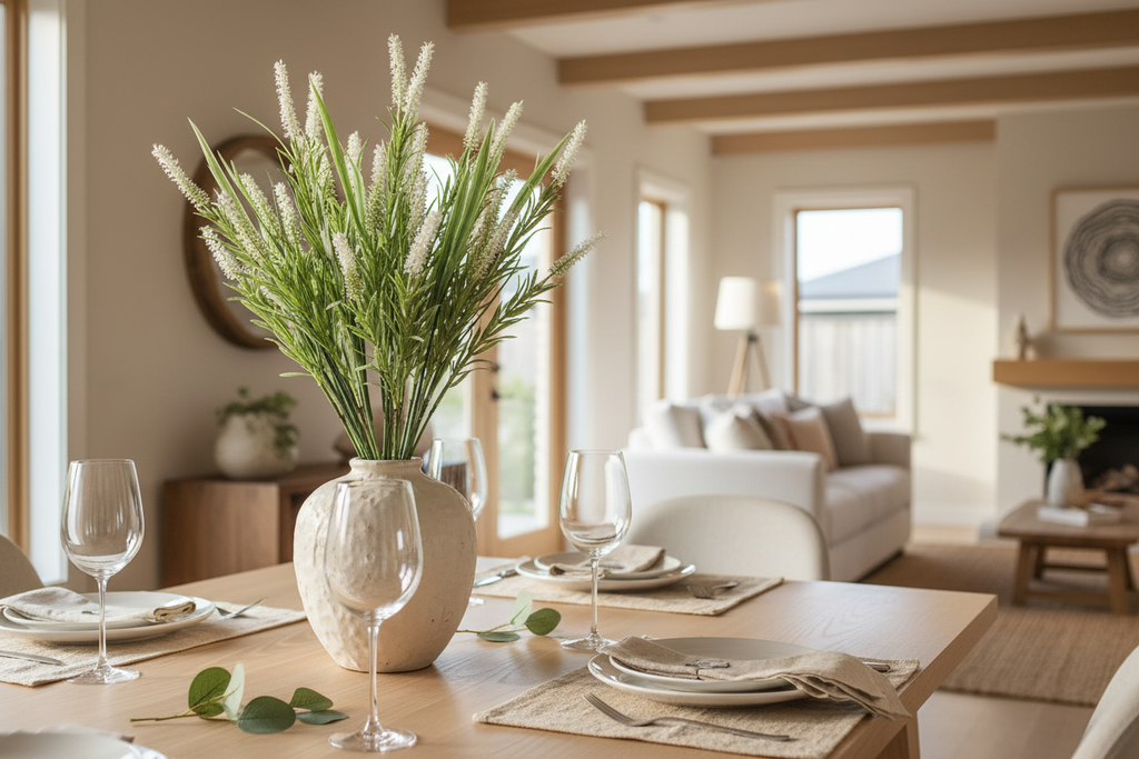 White Lavender Dining Table