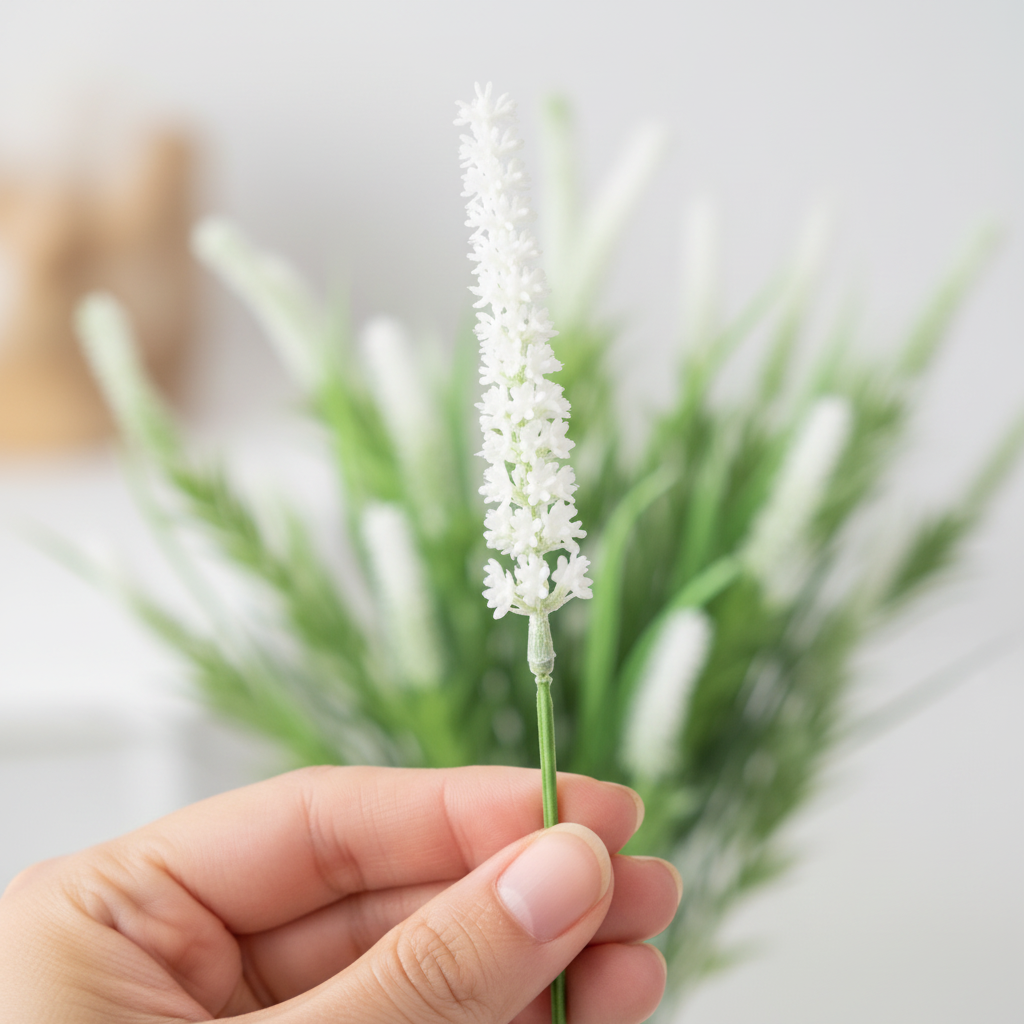 White Lavender Spike Detail