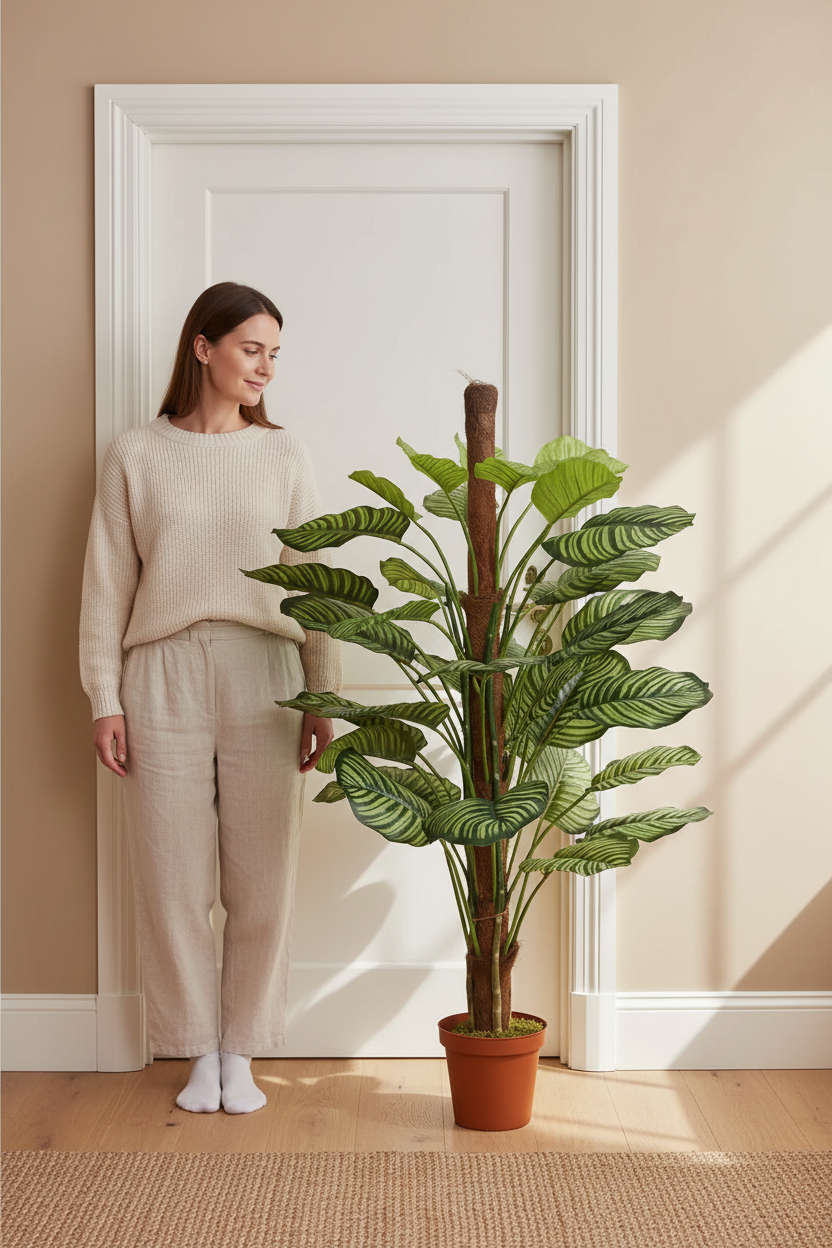 With person - hallway