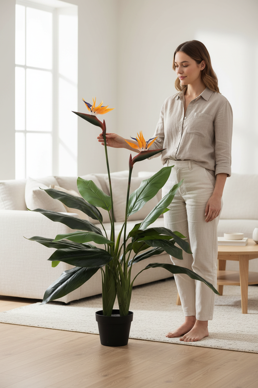 With person - living room