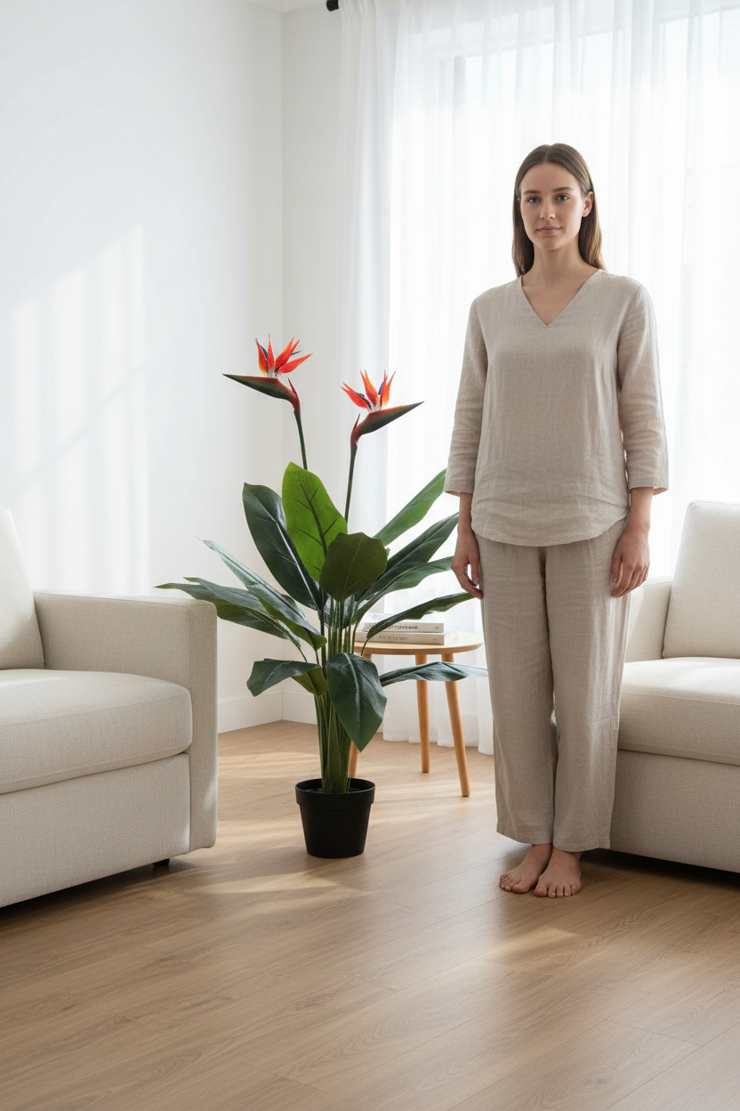 With person - living room