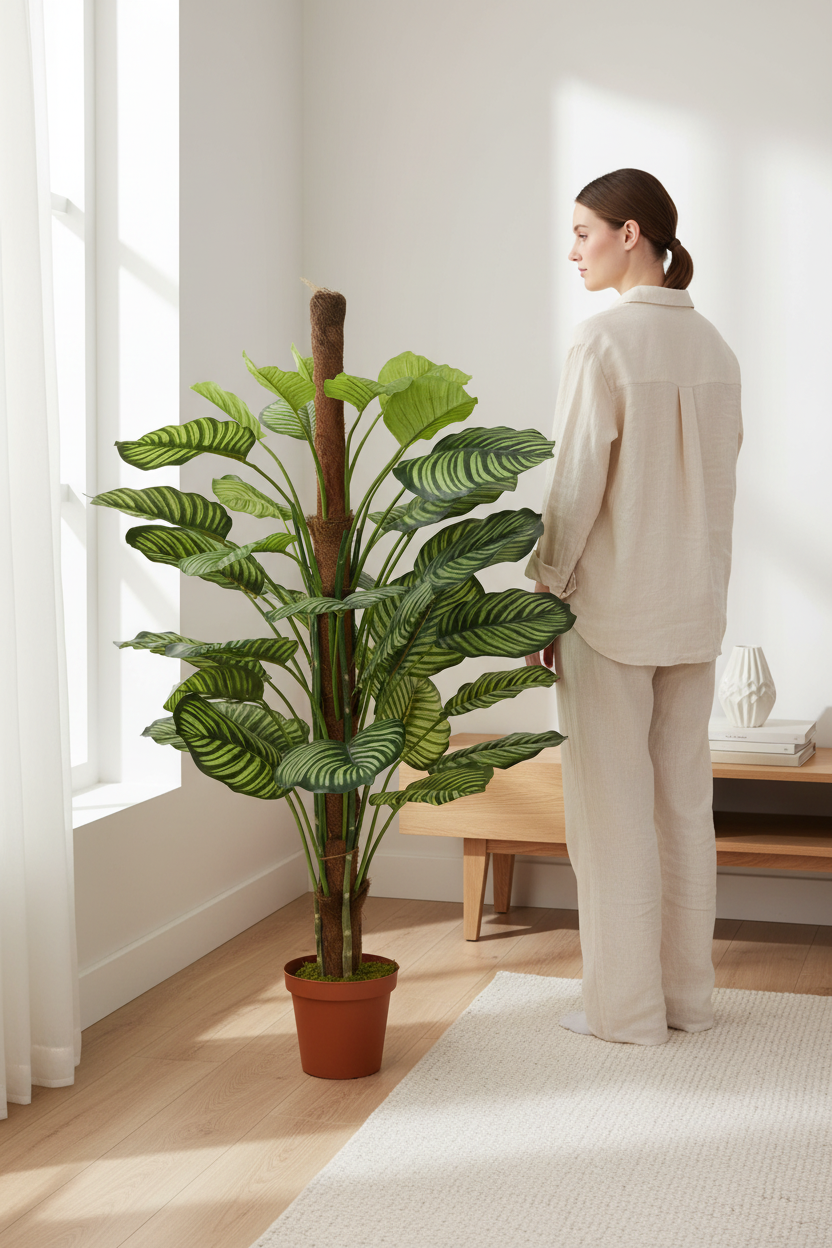 With person - living room